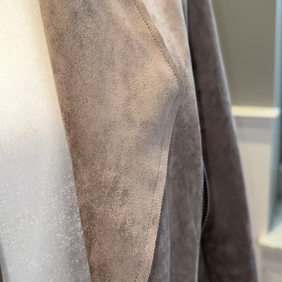 Kut Carina Faux Suede Drape Jacket - Picture 2 of 4